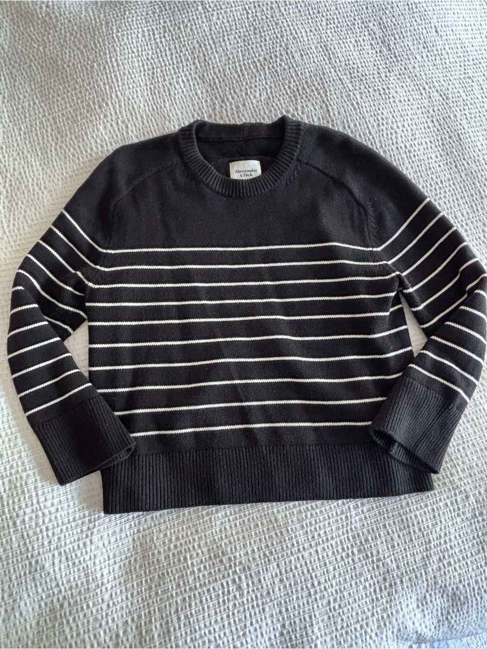Abercrombie & Fitch Striped Crewneck Sweater